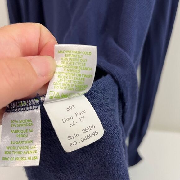 LILLY PULITZER - Elyssa Wrap In Ikat Blue XS - Picture 9 of 9